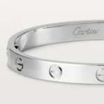 Cartier / LOVE BRACELET LOVE LOVE bracelet, white gold (750/1000). Comes with a screwdriver. Width: 6.1 mm. Ref. B6067617 - Image 4