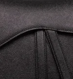 DIOR / SADDLE BAG WITH STRAP Black Grained Calfskin M0455CBAA_M900 - Image 7