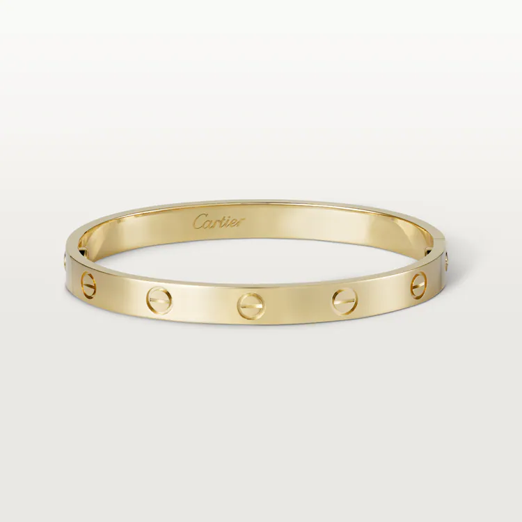 Cartier / LOVE BRACELET LOVE bracelet, 18K yellow gold (750/1000). Comes with a screwdriver. Width: 6.1 mm. Ref. B6067517