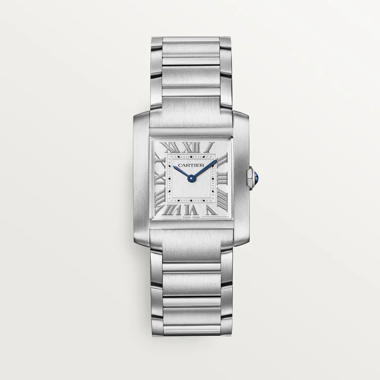 Cartier / TANK FRANÇAISE WATCH Tank Française watch, medium model, quartz movement. Steel case. Ref. WSTA0074