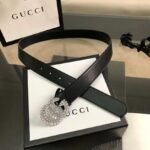 Gucci Crystal diamond buckle belt - Image 2