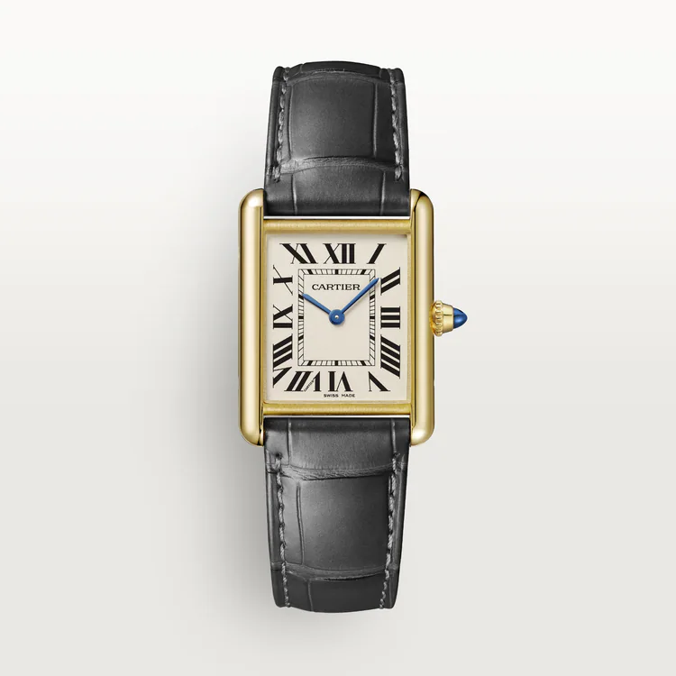 Cartier / TANK LOUIS CARTIER WATCH Tank Louis Cartier watch, large model, quartz movement. Case in 18K yellow gold (750/1000), Ref. WGTA0067