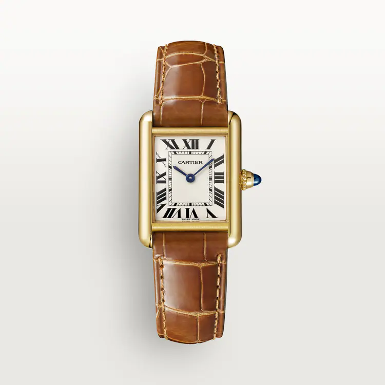 Cartier / TANK LOUIS CARTIER WATCH Tank Louis Cartier watch, small model, quartz movement. 18K yellow gold (750/1000) case, Ref. W1529856