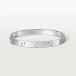 Cartier / LOVE BRACELET LOVE LOVE bracelet, white gold (750/1000). Comes with a screwdriver. Width: 6.1 mm. Ref. B6067617