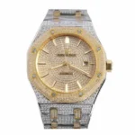 Audemars Piguet Royal Oak Iced Out Yellow Gold