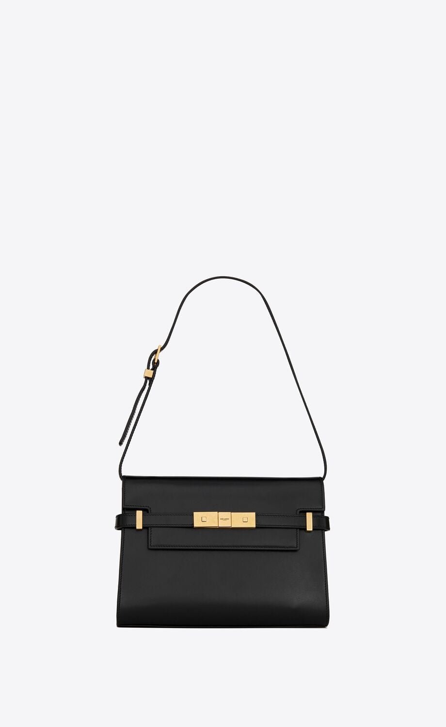 YSL / MANHATTAN SMALL SHOULDER BAG IN BOX SAINT LAURENT LEATHER  6756260SX0W1000