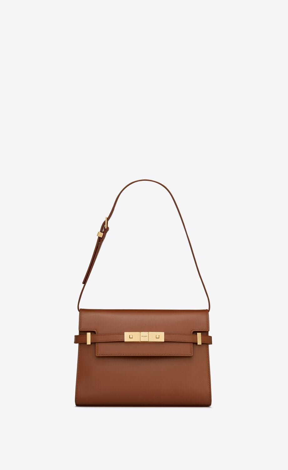 YSL / MANHATTAN SMALL SHOULDER BAG IN BOX SAINT LAURENT LEATHER  6756260SXPW6362