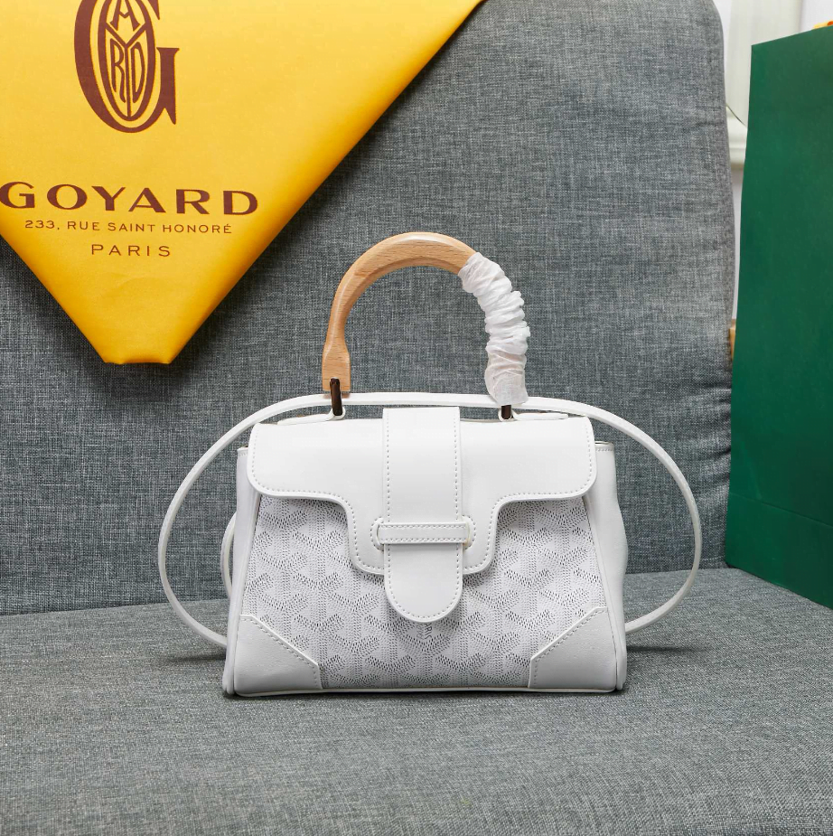 QQ截图20231031104632.png Goyard mini sigon Saddle bag White Size:18*15*20*9cm - Image 1