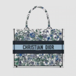 DIOR / MEDIUM DIOR BOOK TOTE can customized name on bag M1296ZECZ_M933