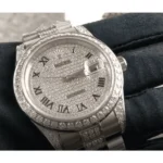 Rolex Datejust 116622 White Gold Diamond Dial Iced Out - Image 2