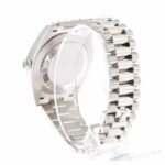 Rolex Day Date Ice Blue Baguette Dial Platinum Presidential 228206 - Image 8