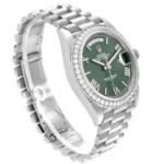 Rolex Day Date Olive Diamond - Image 2