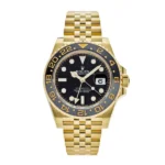Rolex Gmt Master II Gold Black Dial