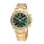 Rolex Cosmograph Daytona Oyster Yellow Gold Green Dial 116508-0013 - Image 5