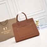 Burberry tote calfskin bag 8376 brown size: 27 * 11 * 20 cm - Image 6