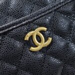 Chanel Caviar alphabet Camera chain crossbody black handle bag - Image 6