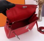 Hermès Kelly ???????????????? Calf Sliver hardware Red size: ????????????????/ ???????????????? - Image 9