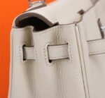 Hermès Kelly ???????????????? Calf Sliver hardware Milkshake white size: ????????????????/ ???????????????? - Image 7