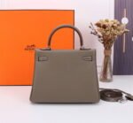 Hermès Kelly ???????????????? Calf Sliver hardware Elephant grey size: ????????????????/ ???????????????? - Image 2