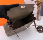 Hermès Kelly ???????????????? Calf Sliver hardware Elephant grey size: ????????????????/ ???????????????? - Image 6