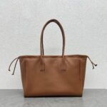 CELINE CABAS TRIOMPHE Draw the rope Tote Bag Shoulder bag Brown Size: 44 * 28 * 18cm - Image 3