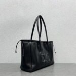 CELINE CABAS TRIOMPHE Draw the rope Tote Bag Shoulder bag Black Size: 44 * 28 * 18cm - Image 2