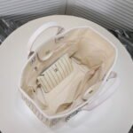Chanel new beach bag denim bag White with little wallet size: 48*38*30*14cm - Image 8