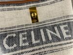 CELINE Fabric cow leather mini bucket bag Size:16*18*16cm - Image 6