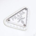 Prada hobo cleo Patent leather 611 white size:22*13cm - Image 2