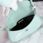 Prada hobo cleo Patent leather 611 Mint green size:22*13cm - Image 8