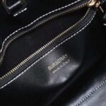 Burberry tote calfskin bag 8376 black size: 27 * 11 * 20 cm - Image 9