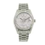 Rolex Datejust Baguette II White Gold Iced Out Diamond Dial 116300 - Image 2