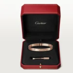 Cartier / LOVE BRACELET LOVE bracelet, 18K rose gold (750/1000). Comes with a screwdriver. Width: 6.1 mm. Ref. B6067417 - Image 9