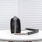 Chanel Lamb skin chain crossbody bag with sliver hardware size: 25*15*9cm - Image 5