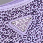 Prada Ss21 Hobo BlingBling 8801 purple size: 22*18*5cm - Image 2