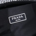 Prada Ss21 Hobo BlingBling 8801 black size: 22*18*5cm - Image 3