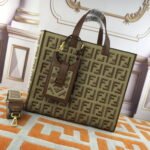 FENDI peekaboo Canvas Tote with mobile phone bag 2118 Size: 37*32 cm