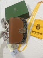 Goyard Goyardine Shell bag Brown Size: 26*18*8cm - Image 5