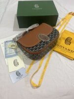 Goyard Goyardine Shell bag Brown Size: 26*18*8cm - Image 6
