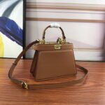 FENDI PeekaboolseeuPetite 0778 Brown size: 20*15.5*11CM - Image 4