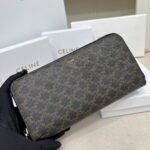 CELINE TRIOMPHE Presbyopia pattern printing Long Wallet Size:19 * 10cm - Image 2
