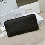 CELINE TRIOMPHE Presbyopia pattern printing Long Wallet Size:19 * 10cm - Image 3