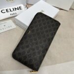 CELINE TRIOMPHE Presbyopia pattern printing Long Wallet Size:19 * 10cm - Image 7