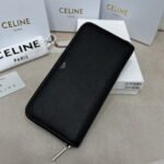 CELINE Black printing Long Wallet Size:17.5*8.5*1.5cm - Image 5