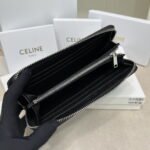 CELINE Black printing Long Wallet Size:17.5*8.5*1.5cm - Image 8