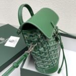 Goyard goyardalpin mini backpack Green Size: 8.5*18.5*21.5cm - Image 4