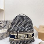 Dior Book Tote backpack blue size: 33*40*12cm