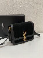 YSL solferino nubuck shoulder bag size: 19cm/23cm - Image 2