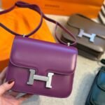 Hermès Constance cowhide leather size: 18*15cm