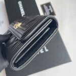 Chanel sheepskin Clutch bag with gold hardware size: 19*10cm - Image 9